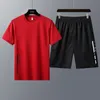 Vêtements de sport pour hommes Vêtements d'été Costume de sport T-shirt à manches courtes Shorts Survêtement Hommes Pantalons de survêtement Ropa De Hombre 220613