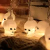 Outros suprimentos de festa festiva 2023 Halloween Pumpkin Ghost Skeletons Bat String Light String Festival Decoração para Ornamento ao ar livre 220826