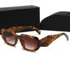أزياء مصمم النظارات الشمسية نظارات الشاطئ الفاخرة النظارات الشمسية الرجال النساء 7 ألوان اختيارية ذات جودة جيدة مثلثة التوقيع