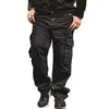 Jean homme Hip Hop Baggy Cargo pantalon ample tactique Denim pantalon avec multi poches Skateboard grande taille 30-46