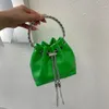 Роскошные бриллианты вечерние сумки Дизайнер -дизайнерские сетки ковша сумочки старьи с цепочками плеча мешков кросс -тел маленькие кошельки 220614