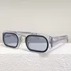 Mens Solglasögon SPR 01WS Casual Business Mens Designer Sun Glasses Yellow Transparent Frame Driving Vacation Antiuv400 med Box1553516