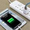 Hızlı Şarj Çift USB Şarj Evrensel Seyahat AB / ABD Fiş Adaptörü Taşınabilir Duvar Cep Telefonu Şarj Cihazı 5 Renkler