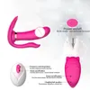 Mansturbatore Pussy Dildo Vibrianti Mutandine vibrante 9 velocità G Spot Spot vibratore Faloimitatore giocattoli sexy palline vaginali
