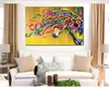 Cavalos arte pintura abstrata lona Cavalo Majestoso pintados à mão pinturas de animais coloridos para banheiro Cozinha decoração de parede Gift5155507