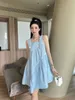 21ss women skirts brand sexy new dress Imported nylon material highlights the sense of luxury Matching shirt Comfortable and loose top detail design Suspender skirt