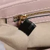 Kobiety torby na skrzyżowane torebki Łańcuchowe torebki klapka na ramię Marmont Torebka kołdra skórzana skórzana sprzętowe litery metalowe portfele klamry