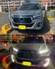 Faro LED para Toyota Hilux Revo, faros LED 15-19, lámpara frontal de coche, señal de giro dinámica, luz de trabajo diaria