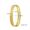 Surgical Steel Bracelet for Women Double Row Pyramid Diamond Bracelet Hollow Out African Jewelry Dubai Luxury Brand Christmas Gift Female