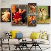 Fernando Botero Famous Canvas Oil Painting Fat Couple Dancing Poster and Print Wall Art Picture for Livin Room Home Decoration213S