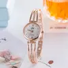 Нарученные часы мода Женские Женские Дизайнер с стразами, часы из нержавеющей стали, Quartz Watch Diamond Luxury Feminino Feminino