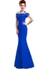 Long Bridesmaid Dresses Elegant Off The Shoulder Sleeveless Lace Mermaid Wedding Party Gown robe demoiselle d'honneur