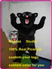 Czarny Panther Leopard Jaguar Cougar Mascot Costume Custom Fancy Costume Anime Zestawy Mascotte Fancy Dress Carnival 40015