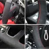 Housse de volant de voiture personnalisée, enveloppe antidérapante en cuir suédé tressé, pour Bmw M Sport M3 E90 E91 E92 e93 E87 E81 E82 E88 X1 E84 J220808