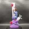 2021 3D animal Design Glass Bong Water Smoking Hookah Pipe Oil Dab Rig 14MM Bowl