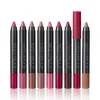 Menow läppstift Pencil Lip Crayon Rouge a Levre Matt Långvarig matt sammet Vattentät Smidig Bekväm Färgen Partihandel Makeup Lyxiga läppstift