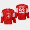 Mag C202 Suíça 2019 IIHF World Championship Jersey 46 Noah Rod 92 Gaetan Haas 60 Tristan Scherwey 76 Joel Genazzi 93 Lino Martschini