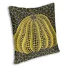 Cushion/Decorative Pillow Yellow Yayoi Kusama Pumpkin Square Throw Case Home Decor 3D Two Side Print Minimalis Modern Cushion Cover For Livi