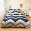 مجموعة أسرة نمر لطيف مع لوحة المشية الفتيات الفتيان Single Queen Flat Sheet Cover Cover Cover Pillowcase Bed Bleens Kids Home Textile