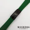 Paski obserwować pasek 20 mm Wysokiej jakości czarny zielony zielony niebieski kolor gumowy stal nierdzewna klamra zegarki akcesoria części186k