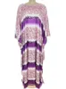 Plus -klänningar för kvinnor kläder lapptäcke kläder höst blomma tryck casual streetwear afrikansk abaya klänning vestidosplus