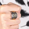 Mannen Egyptisch oog van Horus Ring roestvrij staal Cross Life Ankh tekstsymbool Ringen Vintage sieraden voor man US Maat 7 14 220803