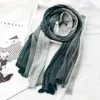 Шарфы высокого качества Bufandas, мужские шарфы, модные брендовые полосатые весенне-осенние теплые мягкие шали, хлопковые кисточки7976135