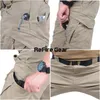 IX9 City Tactical Cargo Pants Men Combat SWAT Army Military Cotton Many Pockets Stretch Flexible Man Casual Trousers XXXL 220325