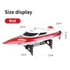 HJ806 RC bateau 2.4Ghz 35 km/h haute vitesse télécommande bateau de course eau hors-bord avec système de refroidissement par eau enfants modèle jouets