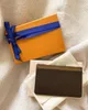 Ny stil äkta läderhållare Luxurys M60166 Designers Fashion Handbag Free Women's Men Coin Card Holders flera lammskinn mini plånböcker nyckelväska ficka