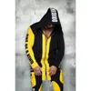 ZOGAA Hip Hop Men s Cool Hoodies Set 2 Piece Sweatsuit Hooded Jacket and Pants Jogging Suit Survêtements 220708