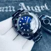 SW Męskie zegarki Black Dila Automatyczne mechaniczne mechaniczne 44 mm Safhire Surface Surface Strap Strap 24-godzinne dwukolorowe zegarki kalendarzowe z pudełkowymi zegarkami ST9 ST9