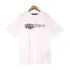 Designer der Luxus-T-Shirt-Marke Palms Angels Angel T-Shirt Pa Kleidung Spray Letter Kurzarm Frühling Sommer Tide Männer und Frauen T-Shirt 11b