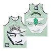 Película Baloncesto CHEECH Y CHONG Jersey BROCCOLI CITY 1980 Para fanáticos del deporte Equipo Verde Negro Todo cosido Hip Hop Universidad Universidad Transpirable HipHop Buena calidad