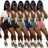 2022 Summer Damskie spodenki moda moda kombinezon seksowne spodnie tyłkowe elastyczne chude legginsy cienkie capris