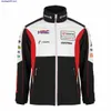 För Honda HRC LCRTeam hoodie Racing Motorcykel Motocross Ridjacka Superbike Halv dragkedja Vindtätt hårt fodral