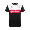 Formula One Racing Alfa Romeo Team ORLEN Team TShirt Summer Outdoor Comfortable Quick Dry Short Sleeve Mens Sports Top 220524