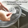 Kitchen Tools Multi-function Filter Bowl Sink Water Filter Vegetable And Fruit Storage Sorting Drainer Plastic Wash Basin