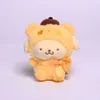 12 cm plyschleksaker anime melodi cinnamoroll purin hund nyckelring fyllda djur söta plushie pendell docka flickor