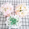 Decorative Flowers & Wreaths Large Artificial Hydrangea Flower Head Home Weeding Party DIY Wedding Wall Backdrop Road Lead WreathsDecorative