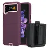 Holster Case For Samsung Galaxy Z Flip3 Flip4 Flip 4 3 Cases Shockproof Anti-knock Protective Defender Heavy Duty Cover