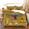 Bedding Sets Pharaoh King Tamanho 3d Antigo Egito Tribo Decor Conjunto de capa de edredom para mulheres adultas menino pirâmide egípcia coverbeddingbedbeddi