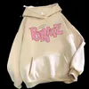 Bratz list z kapturem jesienna zimowa bluza unisex mężczyzn i damskie swobodne wgniew mody bluza z kapturem długie rękaw G220429