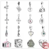 925 Sterling Silver Dangle Charm Defensor of Love Cross Pendant Pärlor Pärlor Pandora Charms Armband DIY smycken Tillbehör