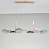 Lampes suspendues Moderne Nordique En Bois En Bois Designer Lampe Lustres Pour El Salon ChambrePendant