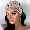 Luxury Bridal's Hair Sticks Tiaras Headestyes För Bröllop Smycken Födelsedagsfest Huvudbonad Crown Tillbehör Bröllop Juveler Brudes Jewellries