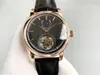 Montre BBR diamètre 42 mm épaisseur 12 mm avec mouvement mécanique tourbillon manuel affichage de l'énergie cinétique 12 points boucle déployante miroir en verre saphir