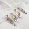 Moda barrettes kryształ cyrkon prosta miłość diamentowy grzywki grzywki kolorowe słodkie wodę kropla dziobowa streamer dekoracyjny akcesoria do włosów biżuteria