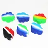 Cloud Shape Silicone Container Rubber boxes 22ML Non-stick Jars ashtray Dabber Tool Rubber Storage Box Oil Holder Wax Containers Vaporizer