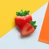 3D bionic food refrigerator paste fruit model magnets home decoration banana pineapple lemon strawberry fridge magnetic 220426